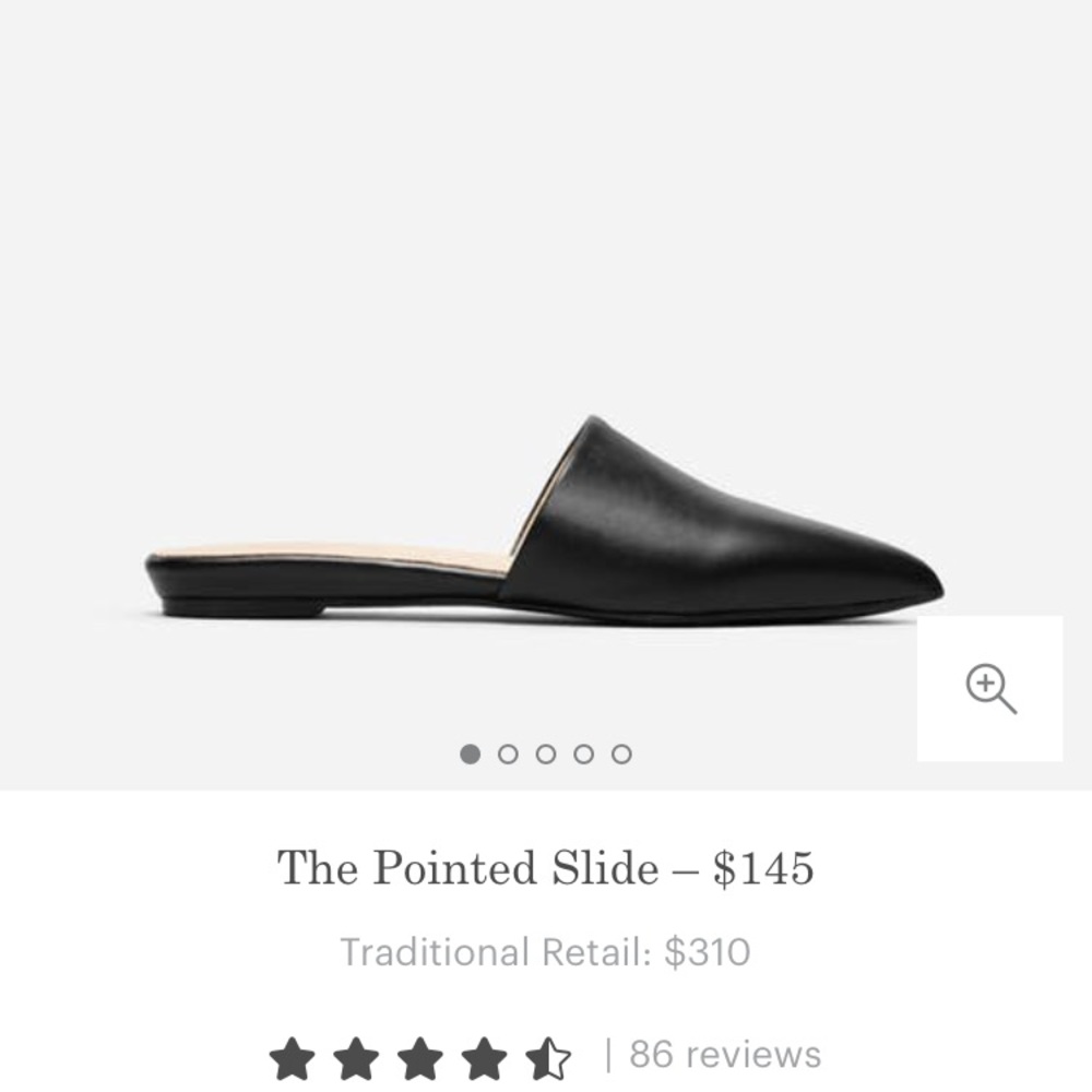 Everlane Pointed Slide - Picture 1 of 4